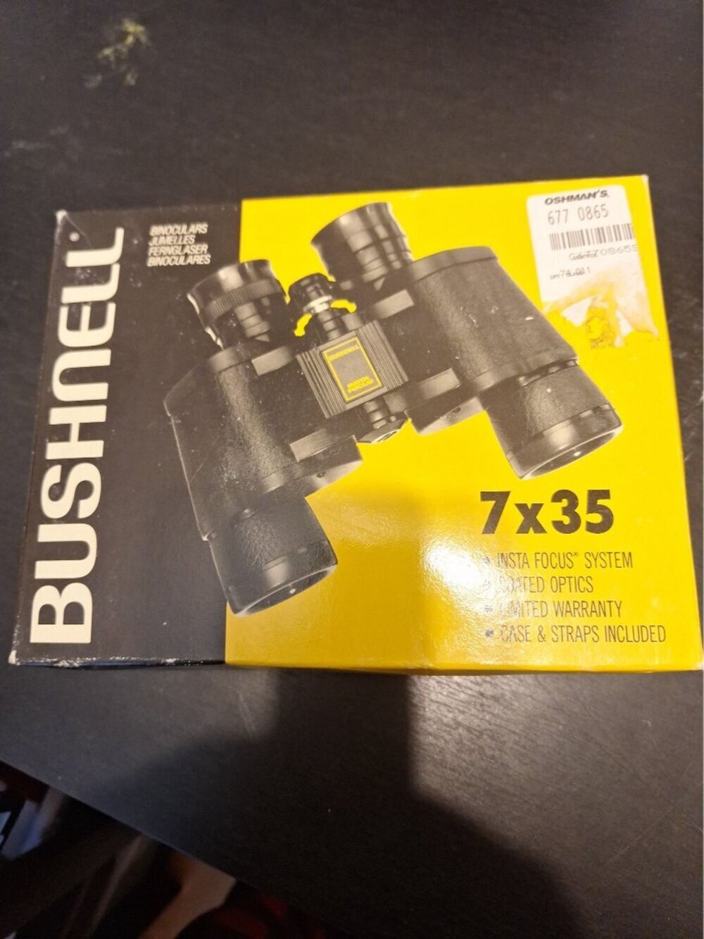 Bushnell 7x35 Binoculars With Original Box and cover Pre-Owned Tested
